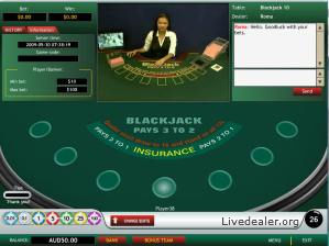 bet365 Casino  live dealer blackjack