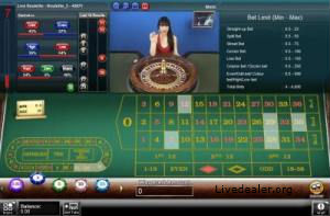 Canbet live dealer roulette