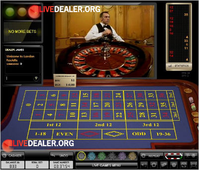 Evolution Gaming Virtual View Live Gold French Roulette