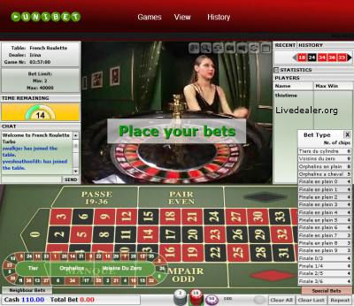 Evolution Gaming Action View Live Turbo French Roulette