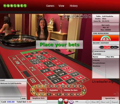 Evolution Gaming Virtual View Live Gold Roulette