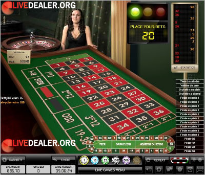 Evolution Gaming Virtual View Live Roulette