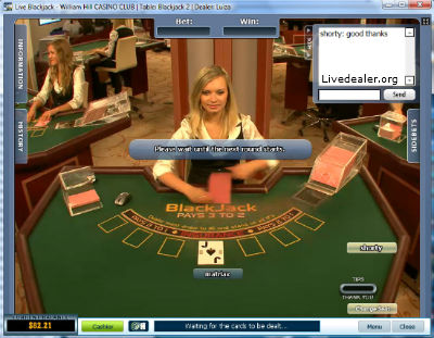 Playtech Europe Dealer Studio Full Screen Live Blackjack