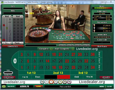 Playtech European Dealer Studio Live Roulette 1