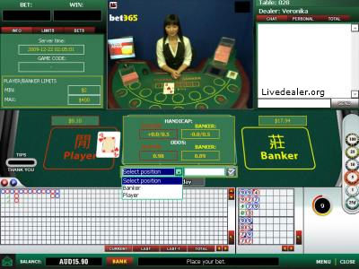 Playtech Asia Live In-Running Baccarat