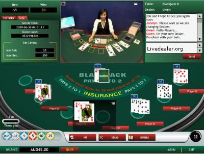 Playtech Asia Live Blackjack
