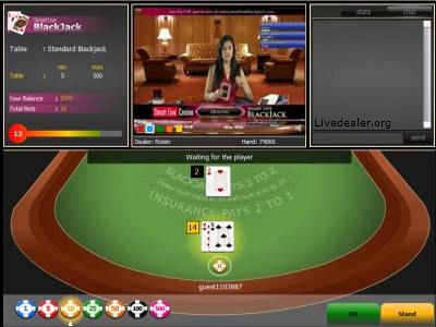 Smart live blackjack 1