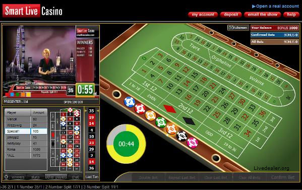 Smart live roulette 1