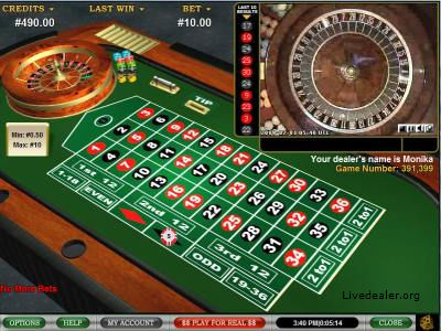 Vuetec's live roulette 3