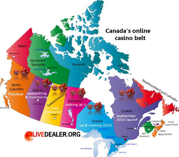 Canada's online casino belt