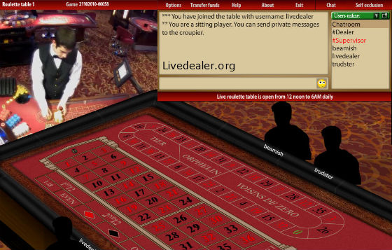 Comtrade Palace Live roulette