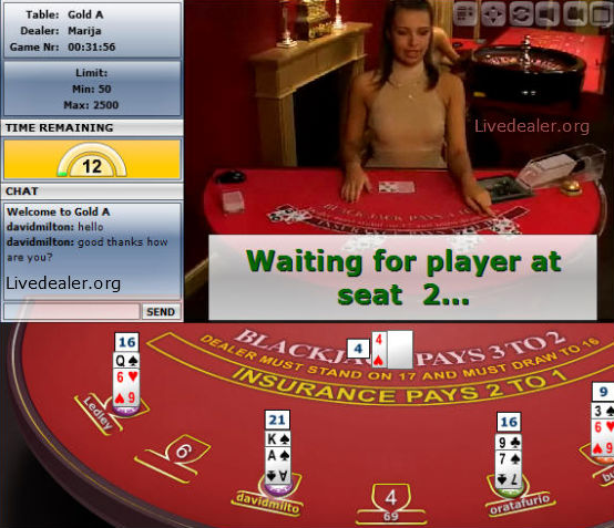 evolution-marija hitting blackjack with Marija