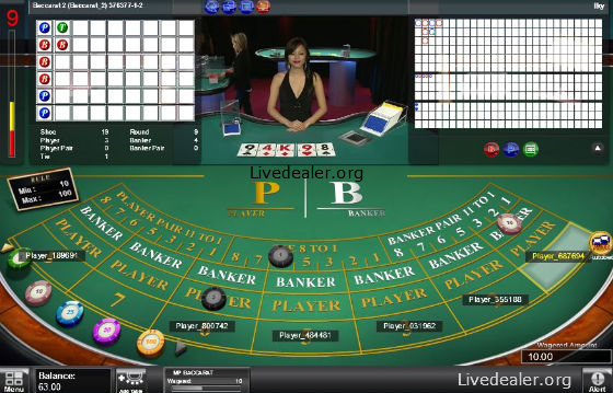 live baccarat at Canbet