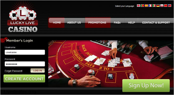 click to visit Lucky Live Casino