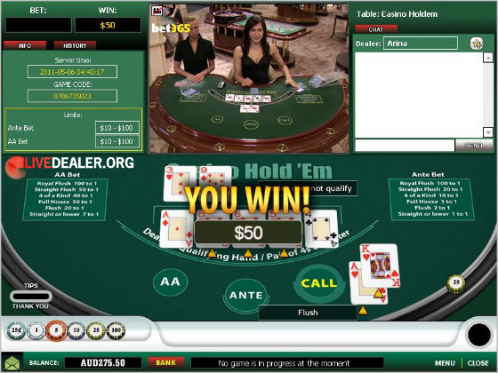 visit bet365 dealer Arina