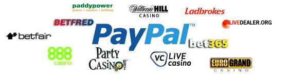 PayPal-livecasinos