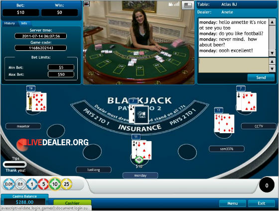 visit William Hill dealer Annette