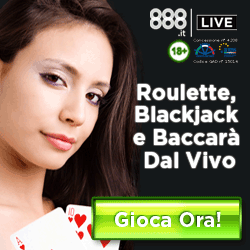 888 live casino Italy