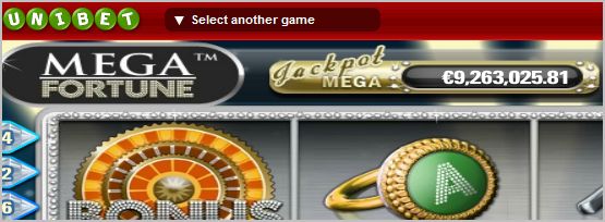 visit Unibet megafortune1