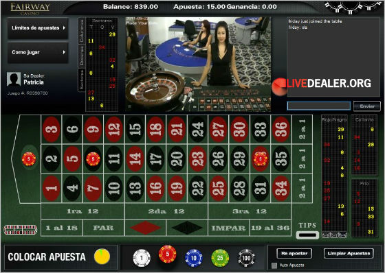 live dealer Patricia
