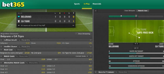 in-play Kings bet365