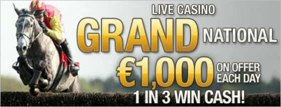 Paddy's Grand National cash drop