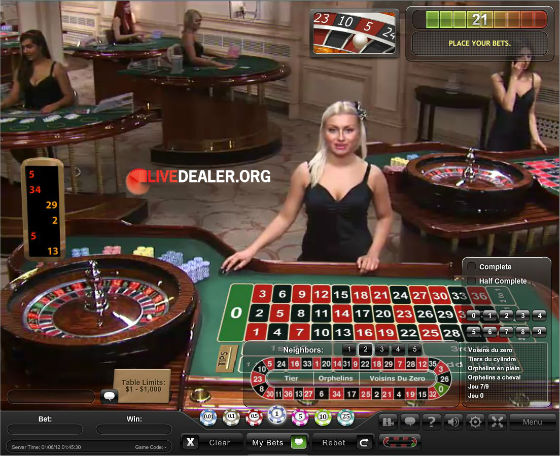 new playtech live roulette