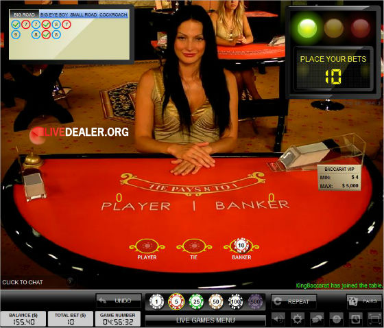 Live dealer Julija