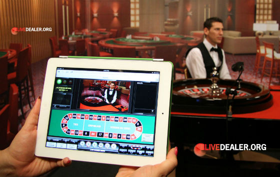 iPad live roulette