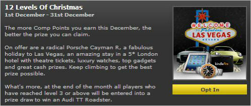 Enter bet365's 12 Levels of Christmas