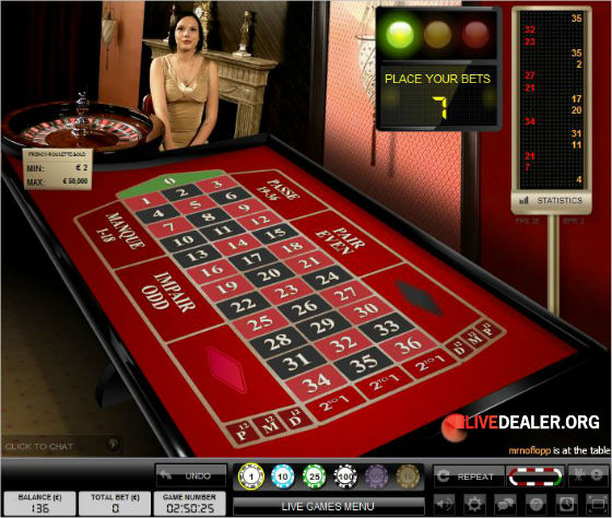 live french roulette