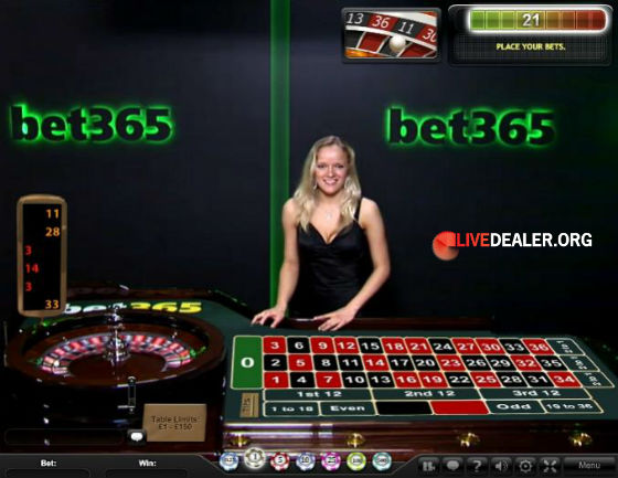 bet365 dedicated room live roulette