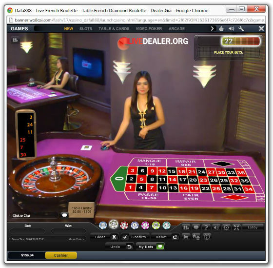Live dealer Gia