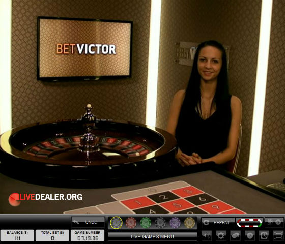 Dealer Kristina at BetVictor