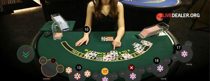 Playtech live dealer 'Lounge Blackjack'