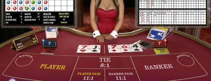 Live baccarat playboy