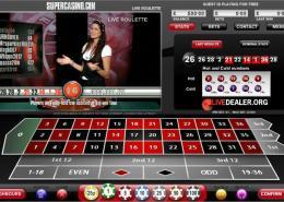 Super Casino live roulette