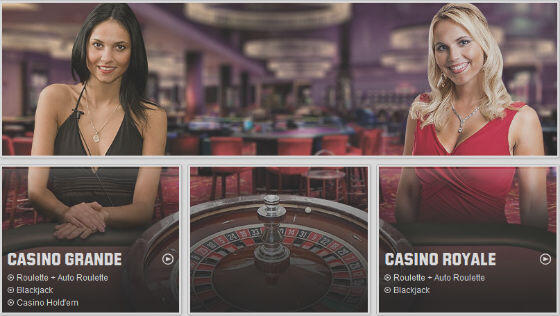 unibet live casino lobby