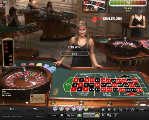Live dealer Priscilla