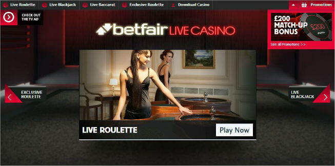 Betfair Live Casino rebranded