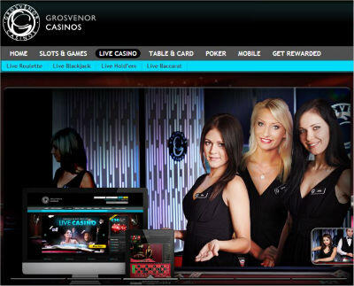 Grosvenor'snew live casino