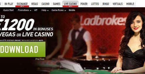 Ladbbrokes new live casino