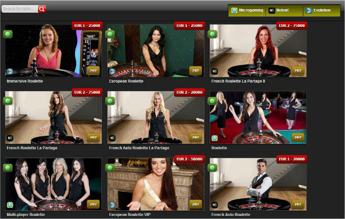 casinoengine live dealers