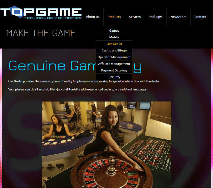 TopGame live dealers