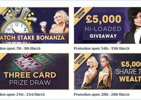 William Hill up-coming promotions