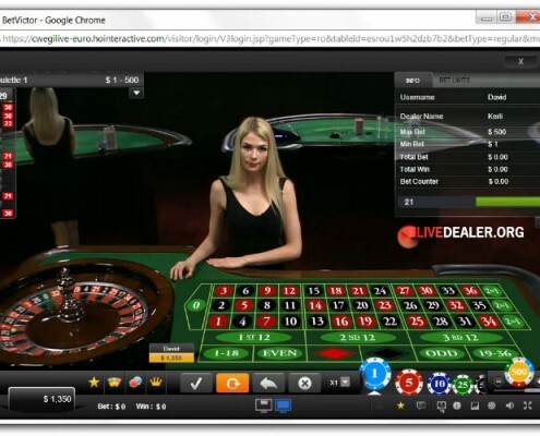 Roulette dealer Kerli