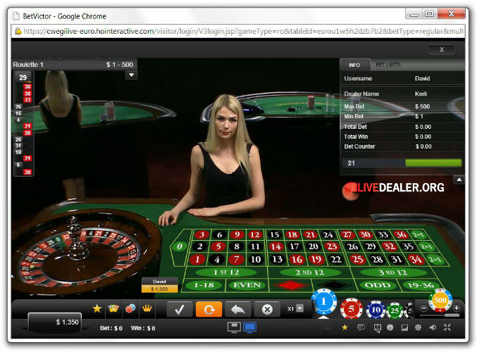 Unibet Live Casino Roulette