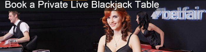 private blackjack table booking