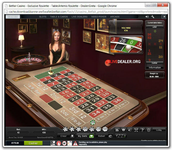 Live dealer Greta