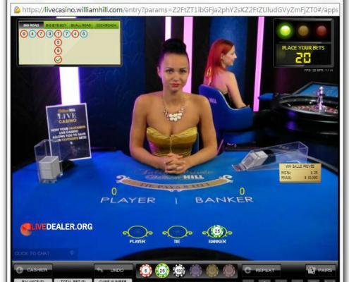 Live dealer Krista